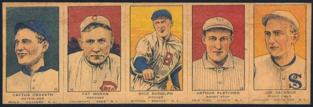 1919 21 W514 Strip Card Set All Vintage Cards