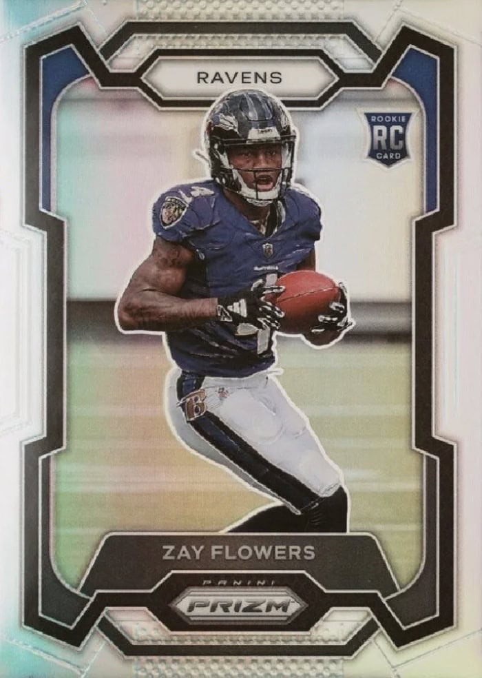 Zay Flowers prizm silver